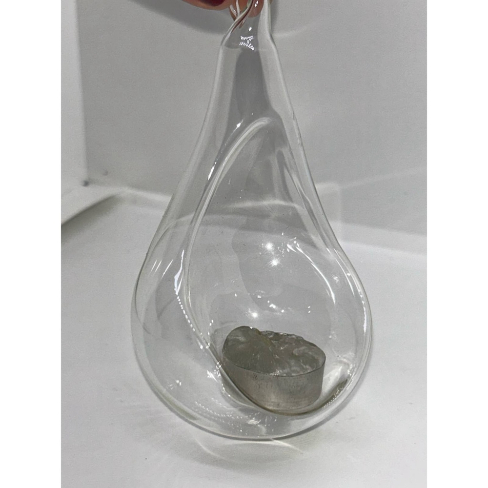 Set Of 2 Glass Diffuser Teardrop Christmas Ornament Essential Oils Decor Home - Picture 9 of 12